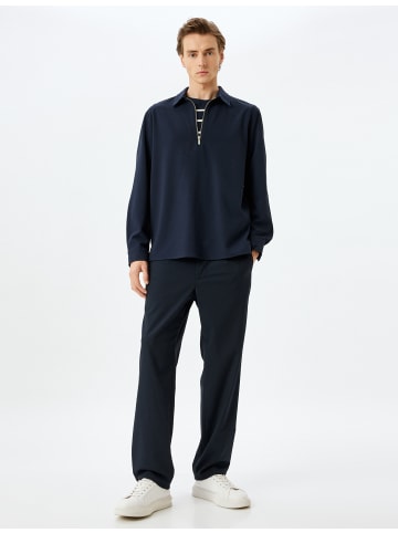 KOTON Shirt in Marineblau