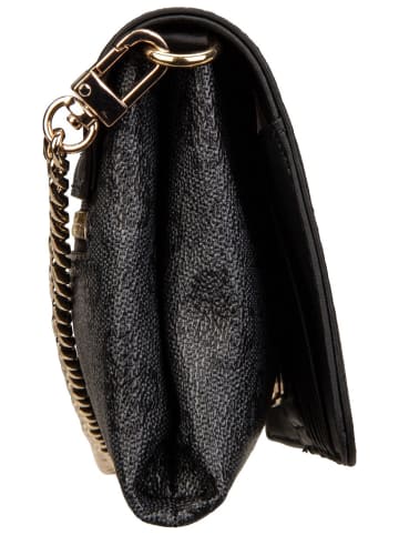 Guess Clutch Noelle II Xbody Flap Organizer in Coal Logo