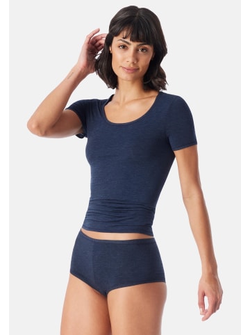 Schiesser Short Slip Personal Fit in Schwarz / dunkelblau