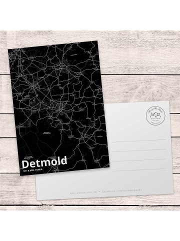 Mr. & Mrs. Panda Postkarte Detmold mit Spruch in Keine Angabe