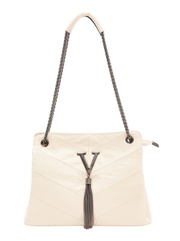 FELIPA Handtasche in Wollweiss