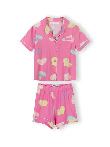 Minoti 2-er Pack Pyjama 30PJ156 in pink