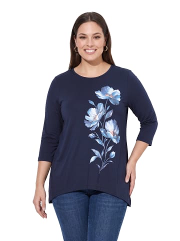 MIAMODA Shirt in dunkles marine