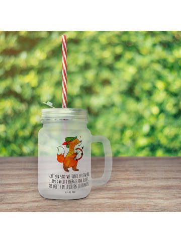 Mr. & Mrs. Panda Limonadenglas Schütze Astrologie mit Spruch in Transparent