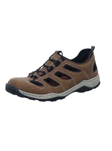 rieker Slipper in mandel/schwarz