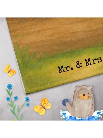 Mr. & Mrs. Panda Gästehandtuch Spinne Agathe Motivation Design o... in Weiß