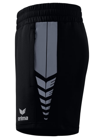 erima Six Wings Shorts in schwarz/slate grey