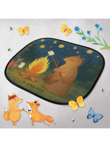 Mr. & Mrs. Panda sonnenschutz Bär & Marienkäfer Lagerfeuer Desig... in Weiß