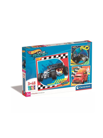 Hot Wheels Go 3x48 Teile Clementoni Puzzle