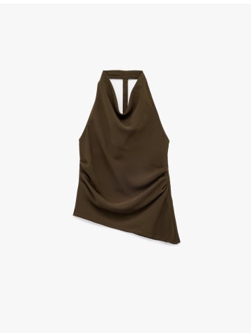 KOTON BLUSE SS in Khaki