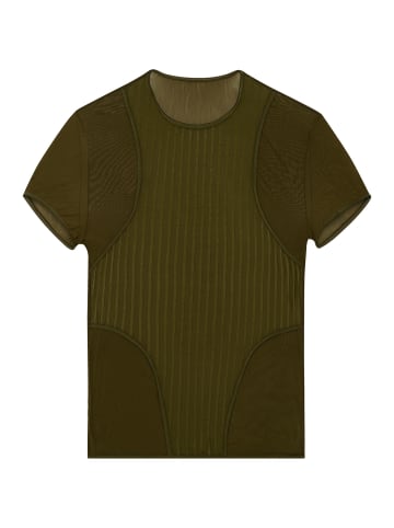 WOH Unterhemd / Shirt Kurzarm Personal Allure in Grün