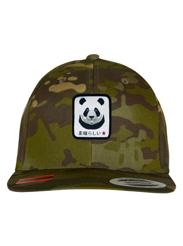 F4NT4STIC Snapback Cap Camouflage Panda in tropic