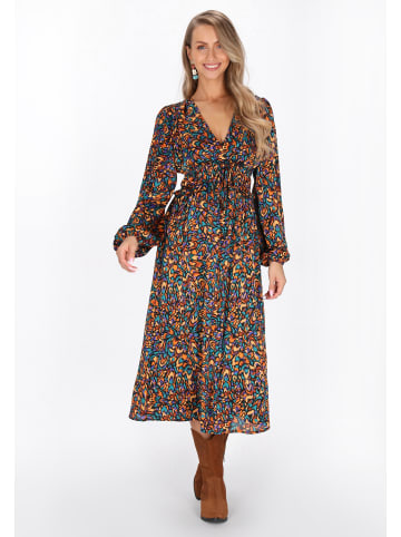 IZIA Dress in green multicolor