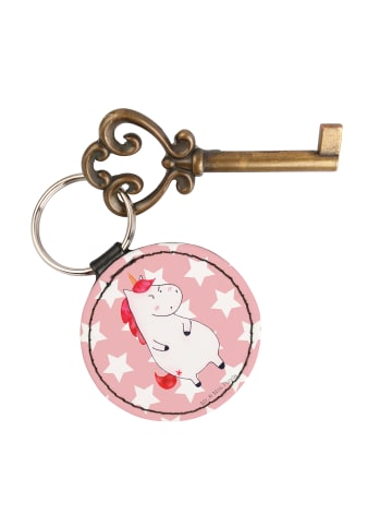 Mr. & Mrs. Panda Anhänger Einhorn Wut ohne Spruch in Rot Pastell