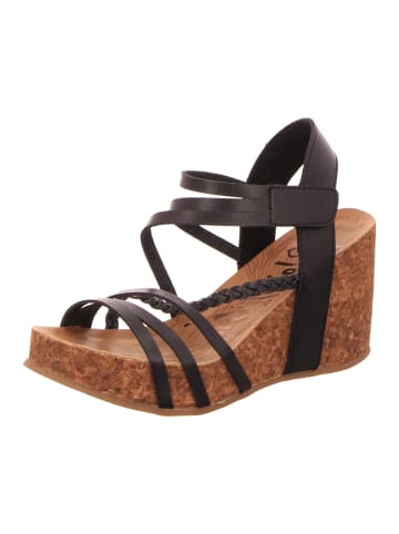 Blowfish Keilsandalette in schwarz