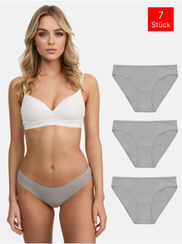 Tazzio 3er-Set: Slip in Grau