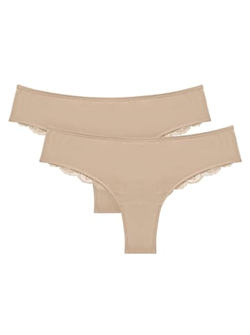 Triumph String 2er Pack in Nude