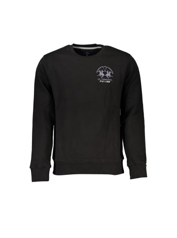 La Martina Schwarzer Baumwoll-Pullover