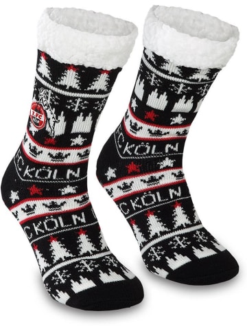 Fußballverein 1. FC Köln Socke "Hüttensocken Schwarz" in Schwarz