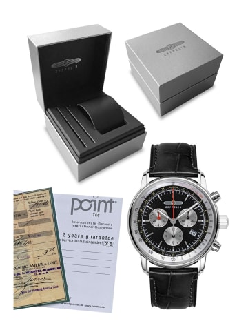 Zeppelin Armbanduhr in schwarz