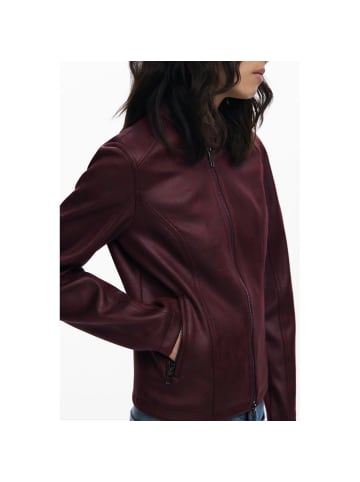 Desigual Rot Polyester Damen Jacke