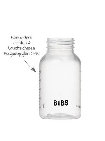 BIBS PP-Flasche Baby Bottle Round 150 ml in weiss