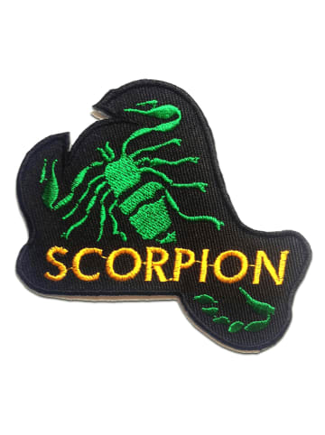 Catch the Patch Scorpion HoroscopeApplikation Bügelbild inGrün
