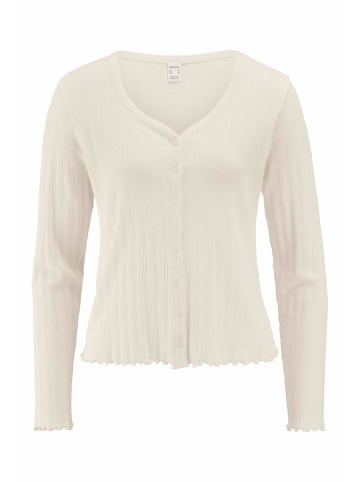Hessnatur Hessnatur Pointelle Cardigan PURE COTTON aus reiner Bio-Baumwolle in natur