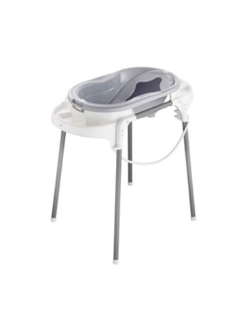 Rotho Babydesign 4-tlg. Badewannen-Set TOP Badestation in Grau