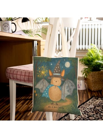 Mr. & Mrs. Panda Stofftragetasche Fledermaus Zauberer Design ohn... in Weiß