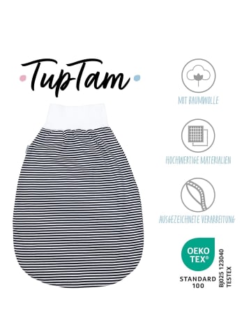 TupTam Baby Strampelsack mit breitem Bund Unwattiert in denim