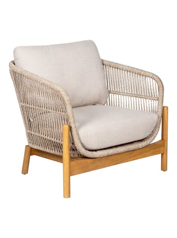 ebuy24 Lounge-Stuhl Terracina Braun 86 x 79 cm