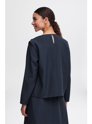 b. young BYMMMIDDE BLOUSE - loose fit in Navy Pinstripe Mix