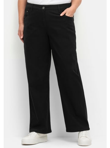 sheego Hose in schwarz