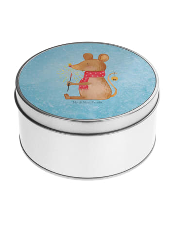 Mr. & Mrs. Panda Kaffeedose Maus Weihnachten ohne Spruch in Eisblau
