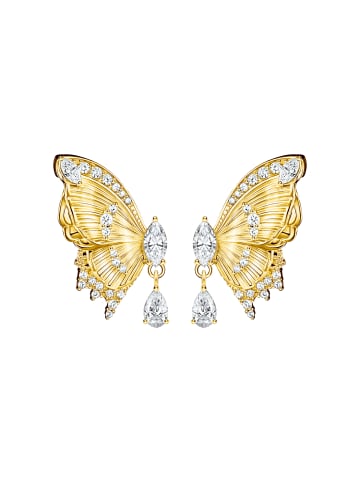 Thomas Sabo Ohrstecker Butterfly Paradise in gold, weiß