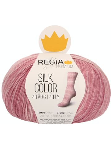 Regia Handstrickgarne Premium Silk Color, 100g in Rosé