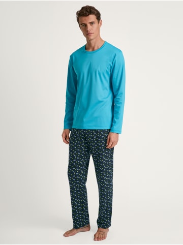 Calida Pyjama in dark sapphire