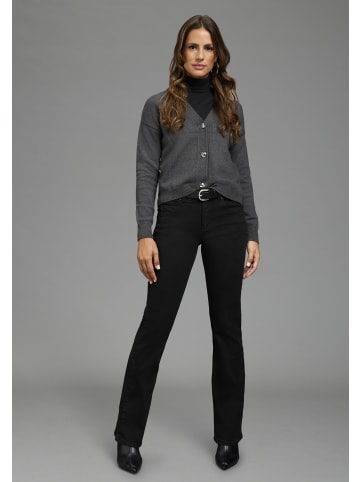ARIZONA Bootcut-Jeans in schwarz