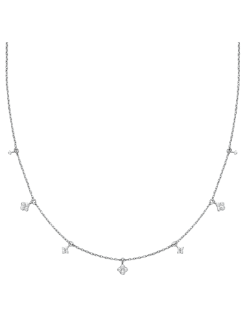 Glanzstücke München Kette aus Sterling Silber mit Zirkonia in silber