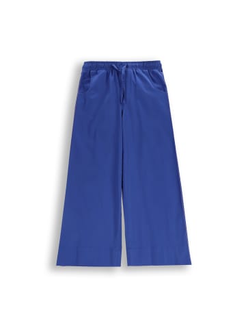 Coccodrillo Stoffhose mit weitem Bein in kobaltblau
