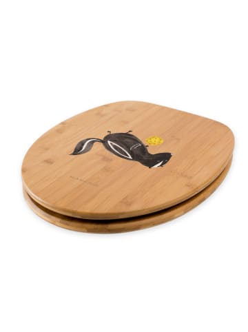 Mr. & Mrs. Panda WC Sitz Stinktier Ball ohne Spruch in Braun