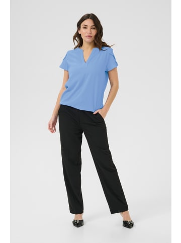 Kaffe Kurzarm-Bluse KAhaley Regular fit in Ultramarine