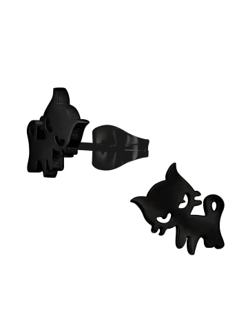 Bungsa Ohrstecker in Schwarz