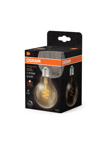 Osram OSRAM Vintage 1906 Globe Ist Eine Warmweiße, Dimmbare LED-Lampe In Ballform Mit