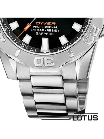 Lotus Chronograph-Armbanduhr Lotus Classic silber groß (ca. 44,5mm)