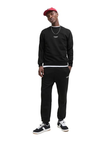 Jack & Jones Sweatshirt JJESOHO SWEAT CREW NECK in Schwarz