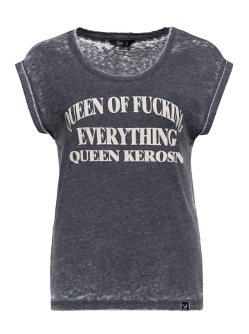 Queen Kerosin Queen Kerosin T-Shirt Queen Of Fucking Everything in anthrazit