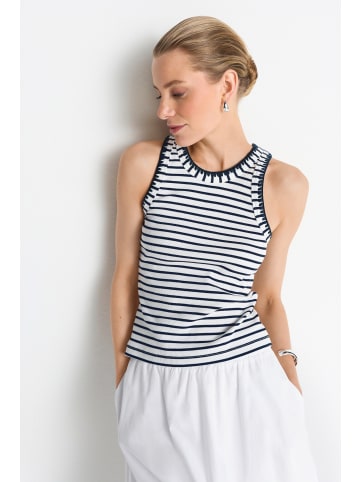 Rich & Royal Top in ecru marine
