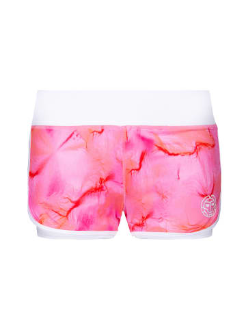 BIDI BADU Chidera Tech 2 In 1 Shorts - rose/white in rosa/weiß